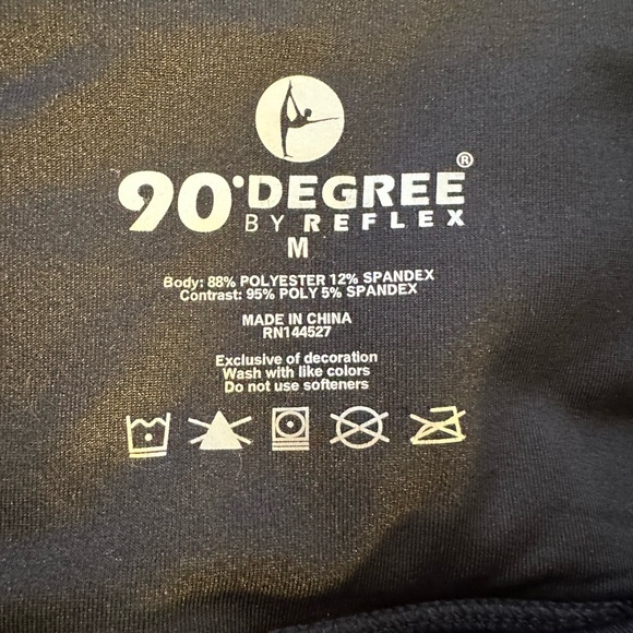 3 pairs of 90° by Reflex High-Waisted leggings. MEDIUM - Picture 3 of 5